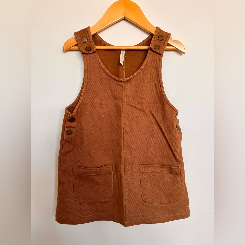 Rylee + Cru Odette Overall Dress - sz 4-5